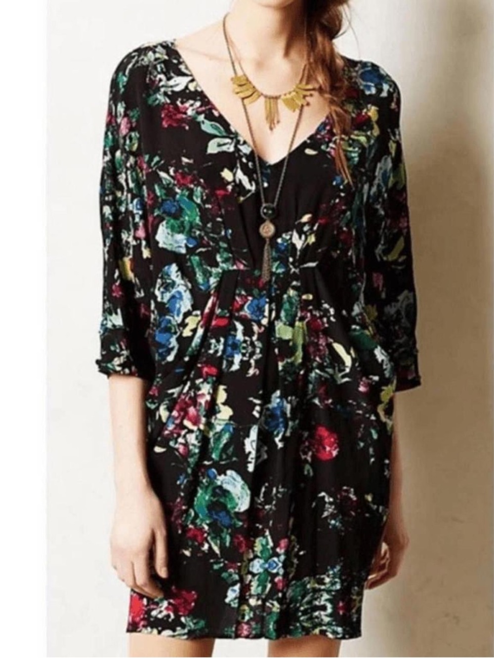 Maeve Anthropologie Petal Palette Tunic Dress